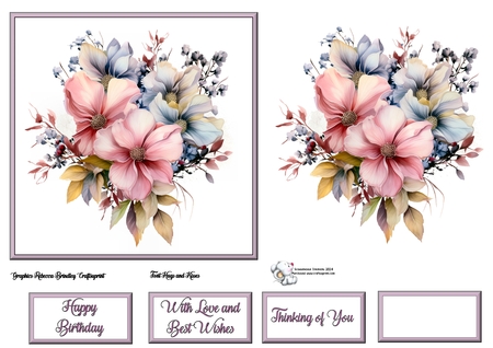 Just Flowers Mix 3 by Celia Clare