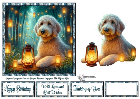 Firefly Forest Dogs 2 by Celia Clare