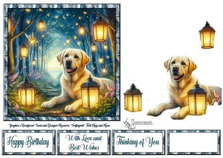 Firefly Forest Dogs 7 by Celia Clare