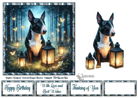 Firefly Forest Dogs 7 by Celia Clare