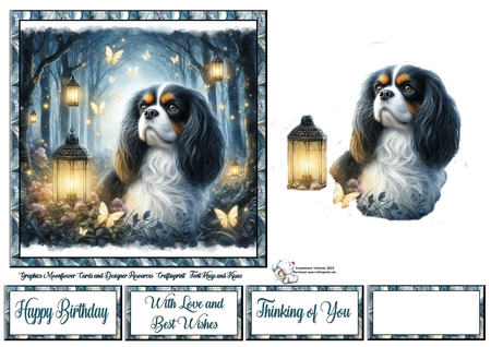 Firefly Forest Dogs 9 by Celia Clare