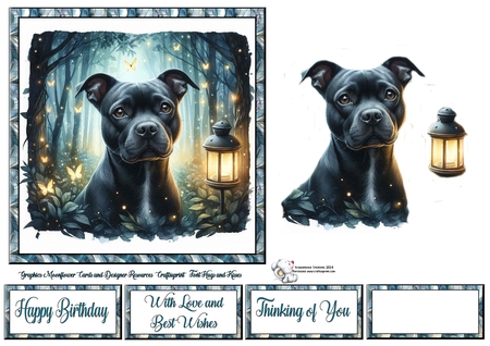 Firefly Forest Dogs 9 by Celia Clare