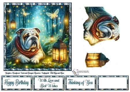 Firefly Forest Dogs 10 by Celia Clare