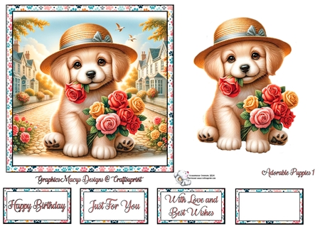 Adorable Puppies by Celia Clare