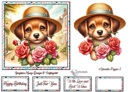 Adorable Puppies by Celia Clare