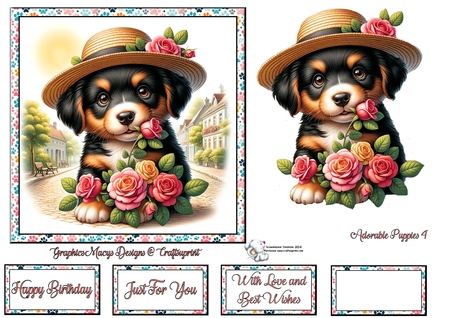 Adorable Puppies by Celia Clare