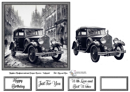 Vintage Cars by Celia Clare