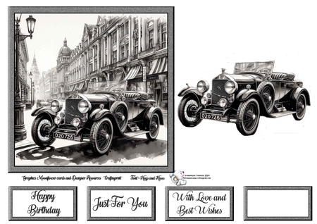 Vintage Cars by Celia Clare