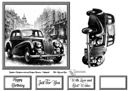 Vintage Cars by Celia Clare
