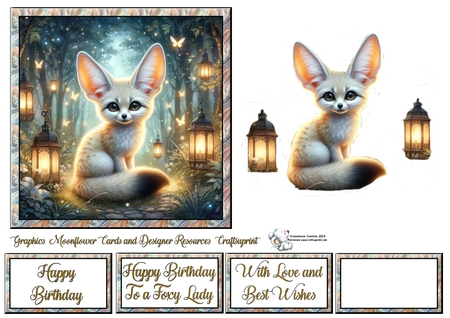 Fantasy Forest Fox by Celia Clare
