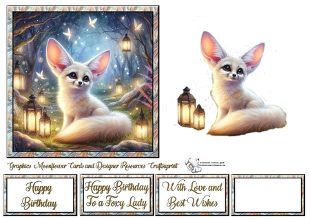 Fantasy Forest Fox by Celia Clare