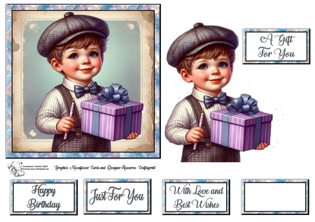 Little Boy Gift 1 by Celia Clare