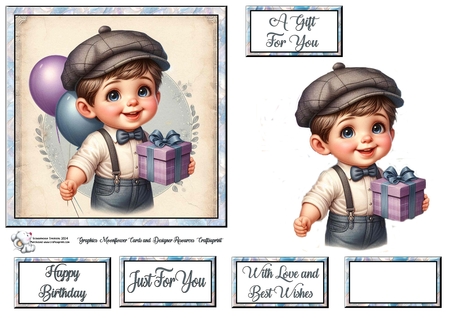 Little Boy Gift 1 by Celia Clare