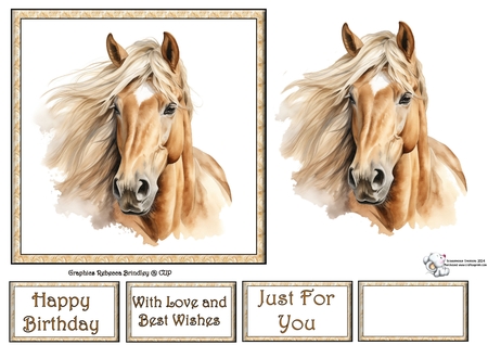 Palomino Stunning Steeds Mix 1 by Celia Clare