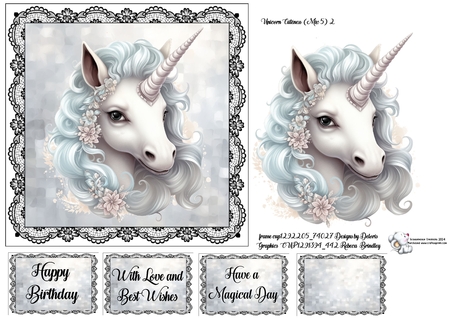 Unicorn Cuteness Mix 5 by Celia Clare
