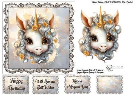 Unicorn Cuteness Mix 6 by Celia Clare