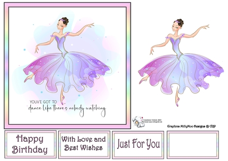 Various 6x6 Card Fronts by Celia Clare