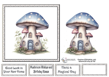Fanciful Fairy House in Silver - Mix 1 by Celia Clare