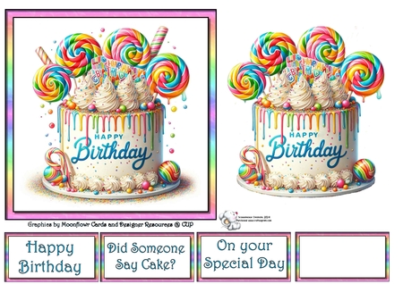 Yummy Birthday Cakes by Celia Clare
