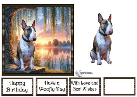Willow Sunet Dogs 9 by Celia Clare