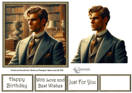 Fancy Hairstyle Library Males by Celia Clare