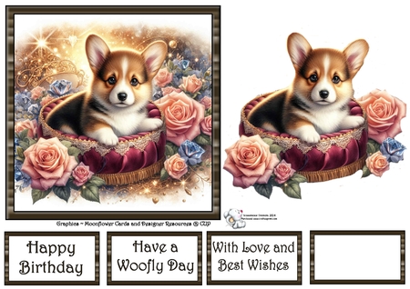 Velvet Rose Pups 9 by Celia Clare