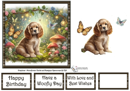 Fairy Glen Pups 9 by Celia Clare