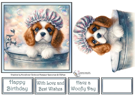 Scrub-A-Dub Pups 4 by Celia Clare