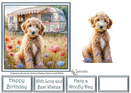 Caravan Pups 5 by Celia Clare