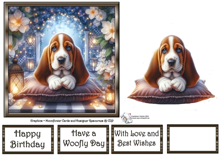 Twlight Garden Pups 3 by Celia Clare
