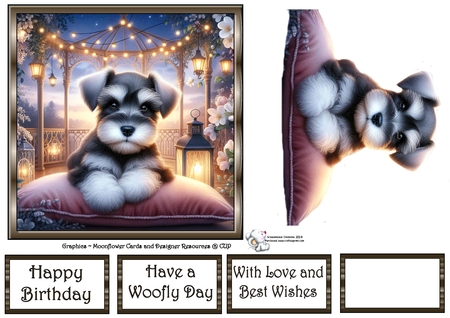 Twlight Garden Pups 4 by Celia Clare