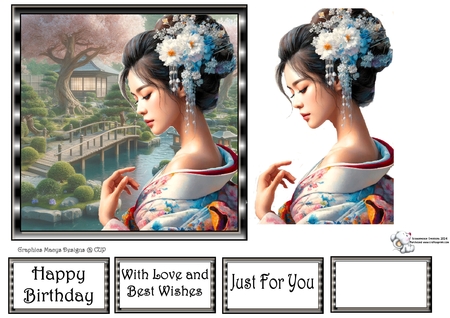 Japanese Woman by Celia Clare