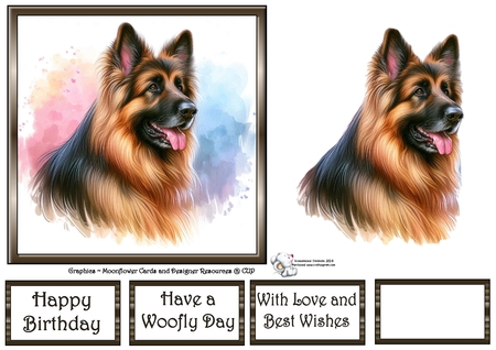 Dog Portraits 6 by Celia Clare