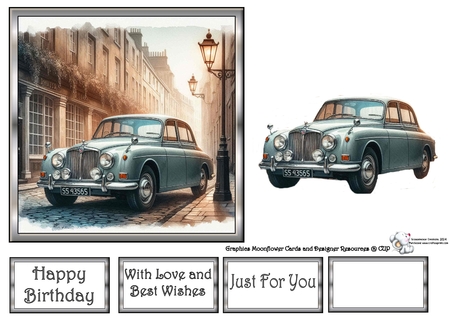 Vintage Cars 3 by Celia Clare