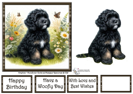 Summer Meadow Pups 10 by Celia Clare