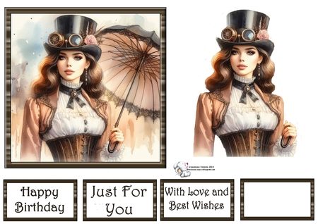 Steampunk Lady  by Celia Clare