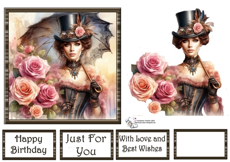 Steampunk Lady  by Celia Clare
