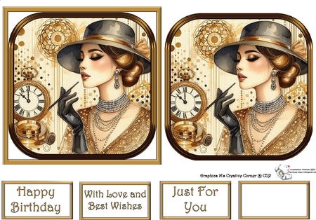 8 DIFFERENT CLASSY LADIES by Celia Clare