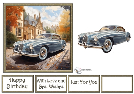 Charismatic Cars - Classic Mix 1 by Celia Clare