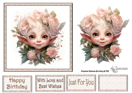 Elvish Flower Fae - Mix 7 by Celia Clare