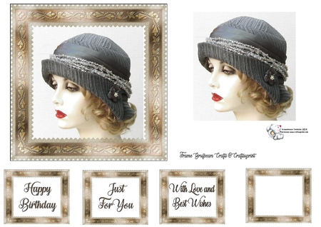 Brocade Lace Frames pastels set 1 by Celia Clare