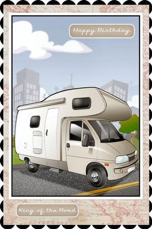 Mobile Home Cream by Celia Clare