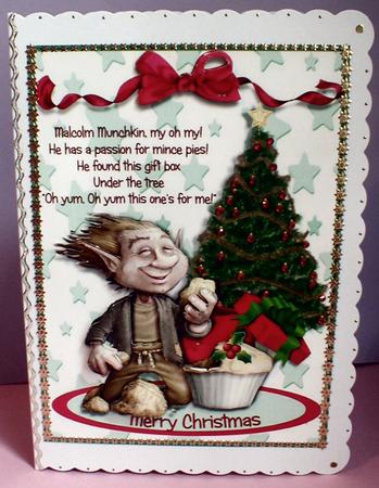 Mince Pie Muncher by Celia Clare
