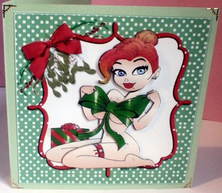 All Wrapped Up for Christmas Green, Sexy One by Celia Clare