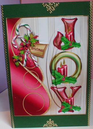 Christmas Joy Pyramid by Celia Clare