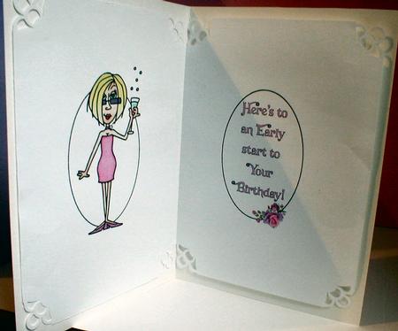 J.j Has a Thought for Your Birthday Insert by Celia Clare
