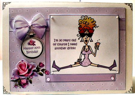 Rita is Turning 30 Quick Card by Celia Clare