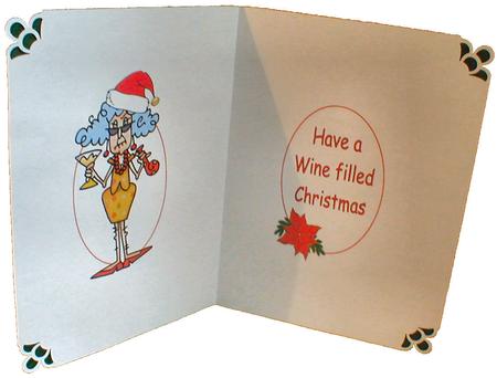 Can Stella Say No to a Glass of Wine Insert by Celia Clare