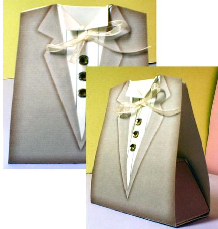 Dressed to Thrill! Shaped Treat or Favour Box Sheet 1 by Celia Clare