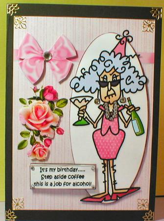 Stella Says Step Aside Coffee Quick Card by Celia Clare